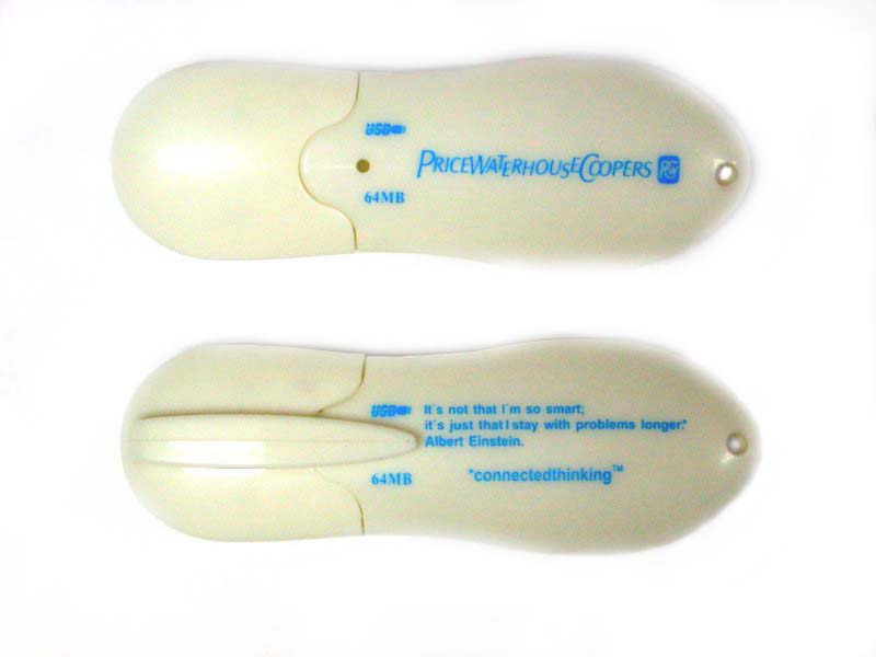Memory Key sample with PWHC corporate logo