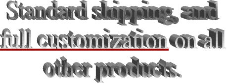 Standard shipping with FULL customization on the following USB flash drives